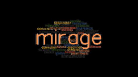 mirage synonym|MIRAGE: Synonyms and Related Word.